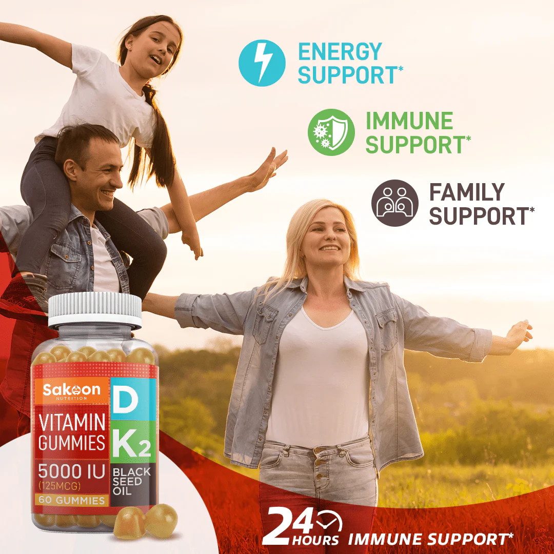 5000 IU Vitamin D3 With Vitamin K2 & Black Seed Oil - Image 5
