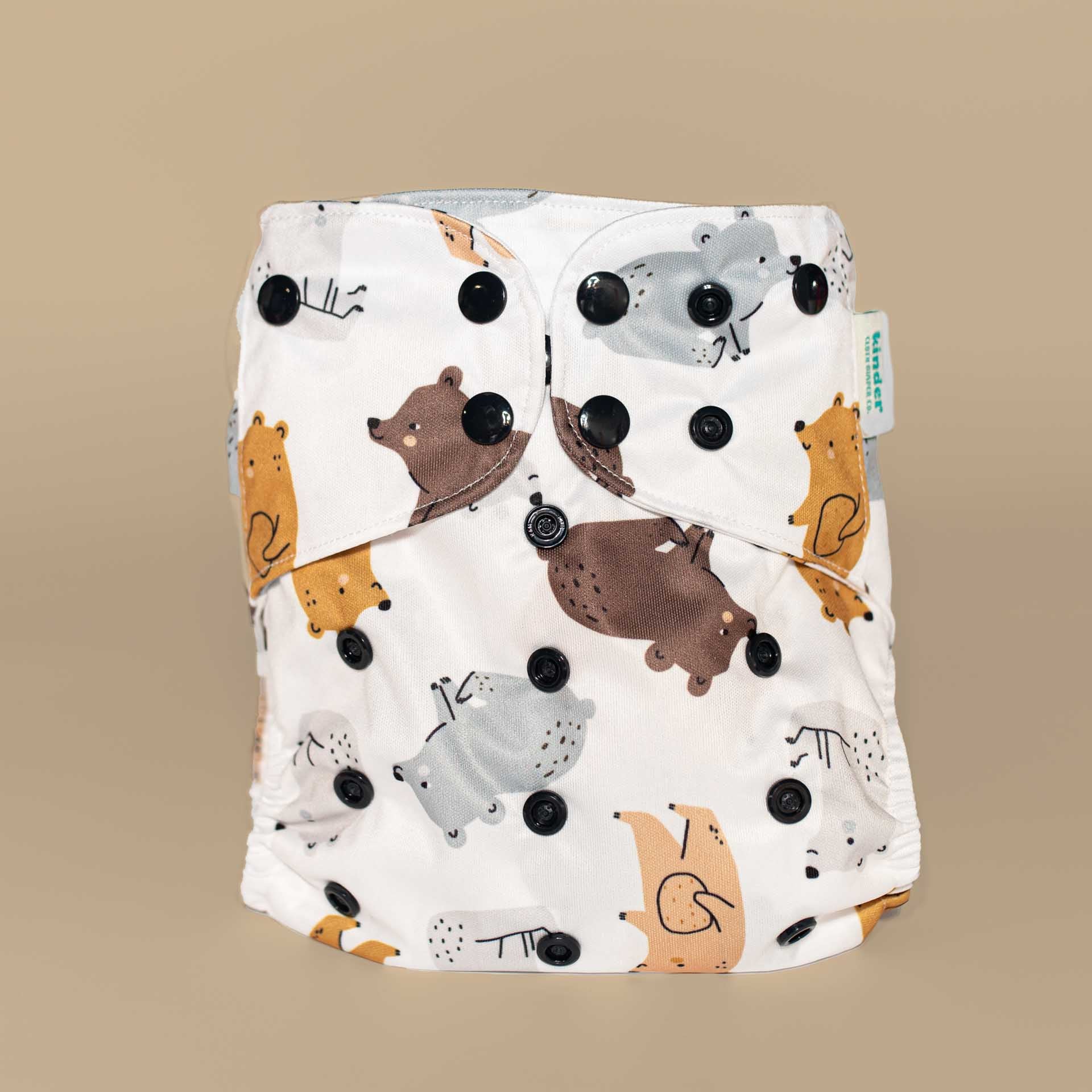Animals and Insects: Essentials Pocket Cloth Diaper with Athletic Wicking Jersey, Grows with your Baby - Image 41