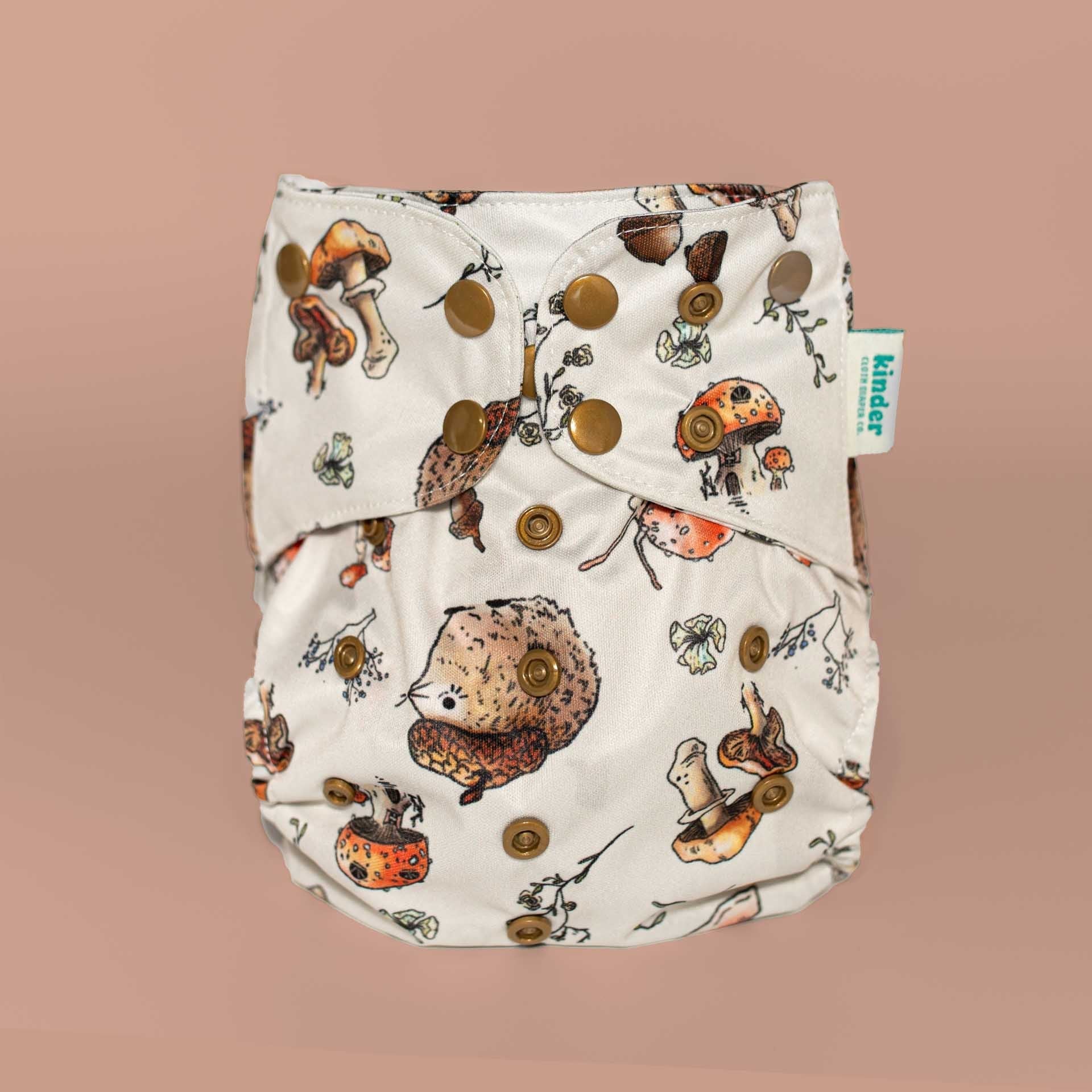 Animals and Insects: Essentials Pocket Cloth Diaper with Athletic Wicking Jersey, Grows with your Baby - Image 42