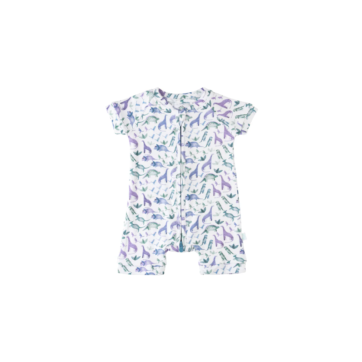 Baby Short-Sleeve Bamboo Romper - Image 8