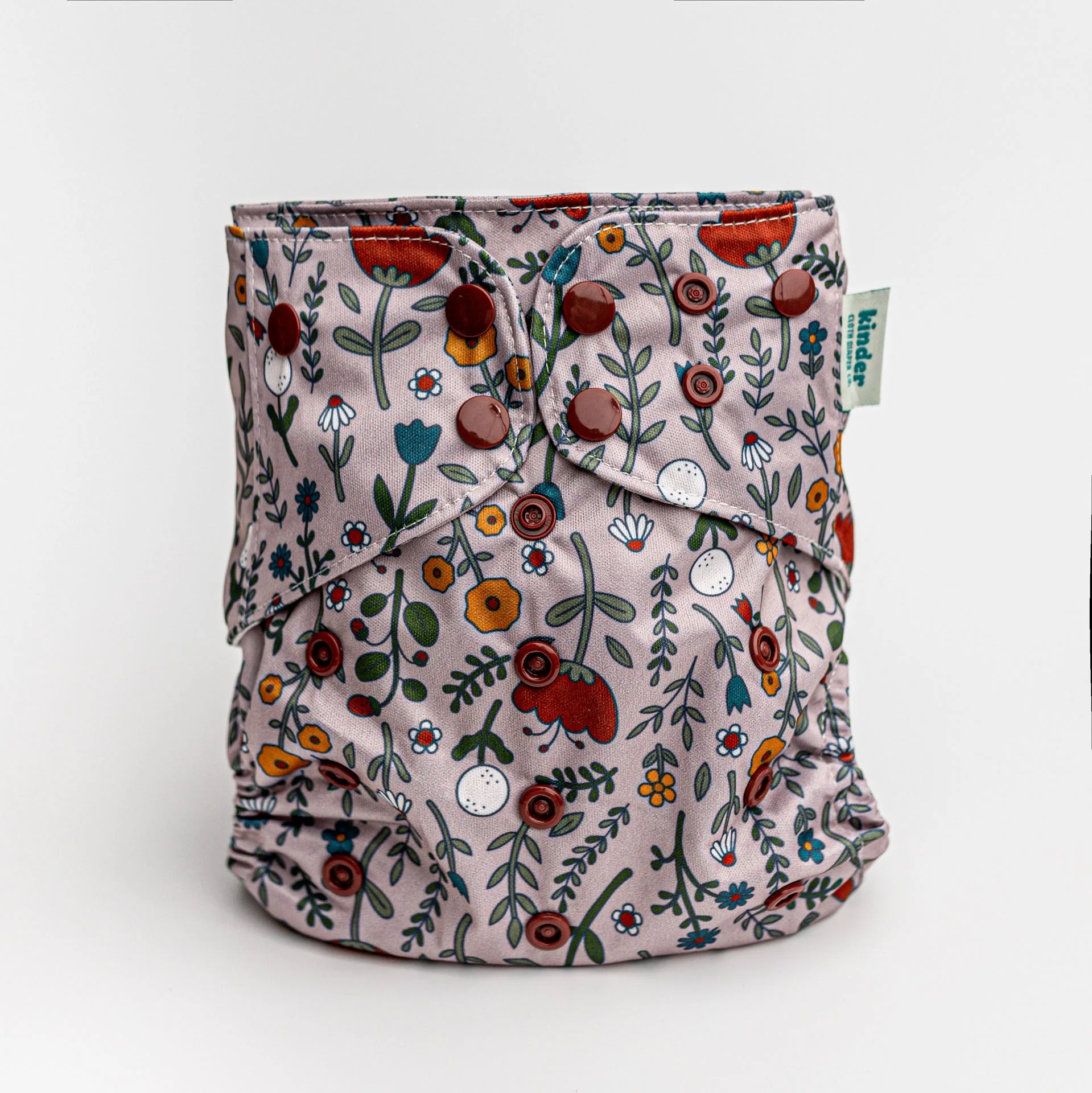 Floral: Essentials Pocket Cloth Diaper with Athletic Wicking Jersey, Grows with your Baby - Image 55