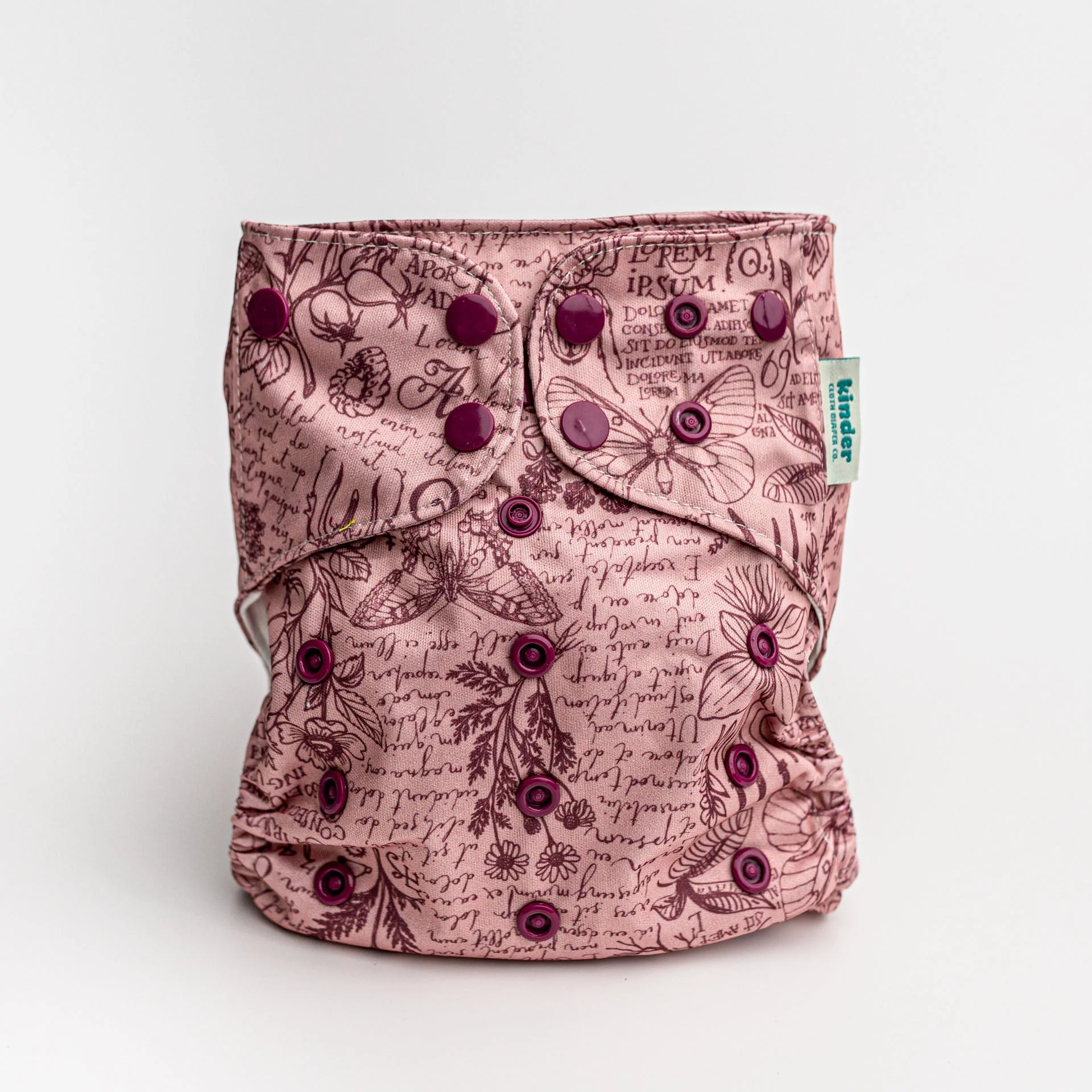 Floral: Essentials Pocket Cloth Diaper with Athletic Wicking Jersey, Grows with your Baby - Image 73
