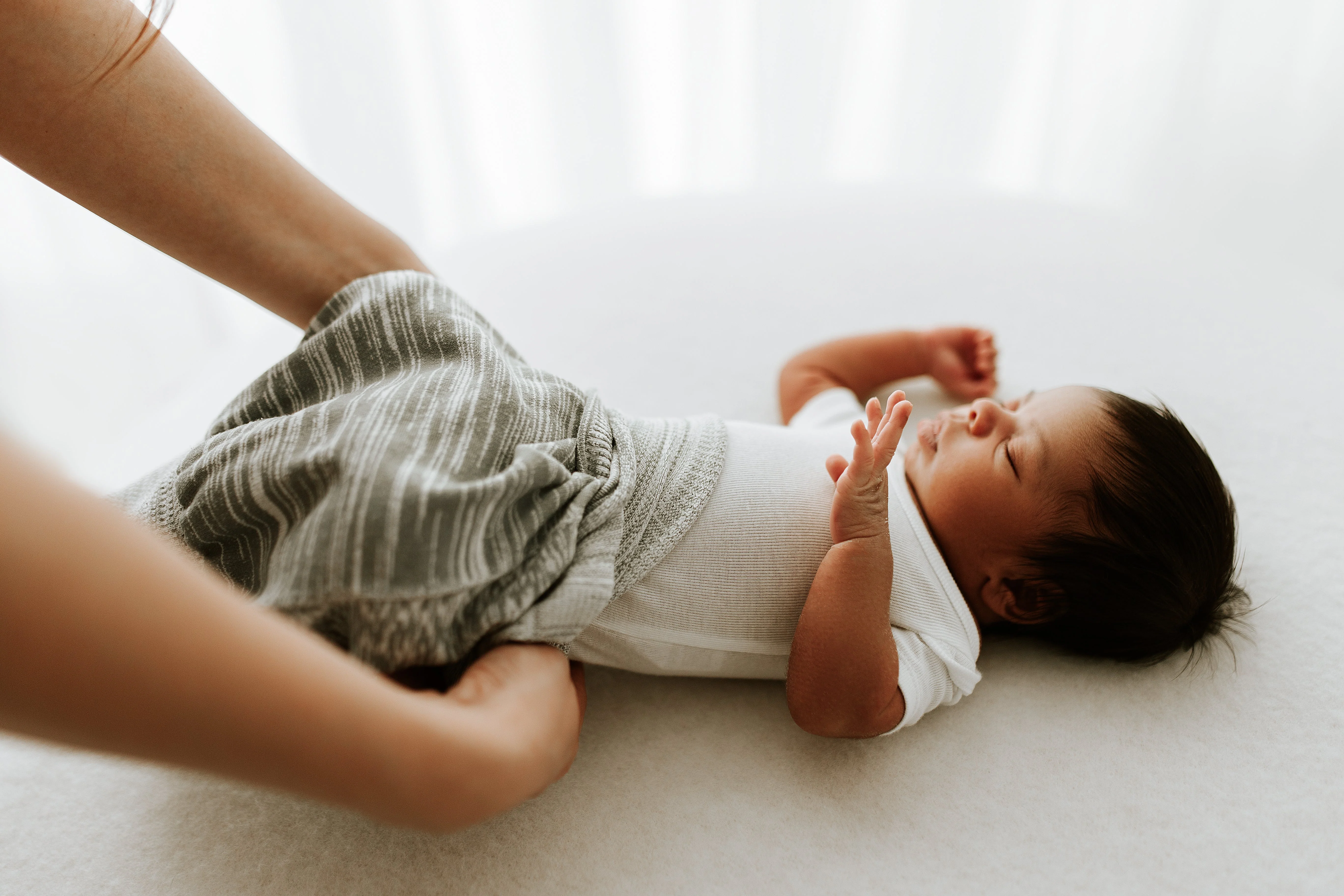 Grey Swaddle Sleep Sack - Image 3