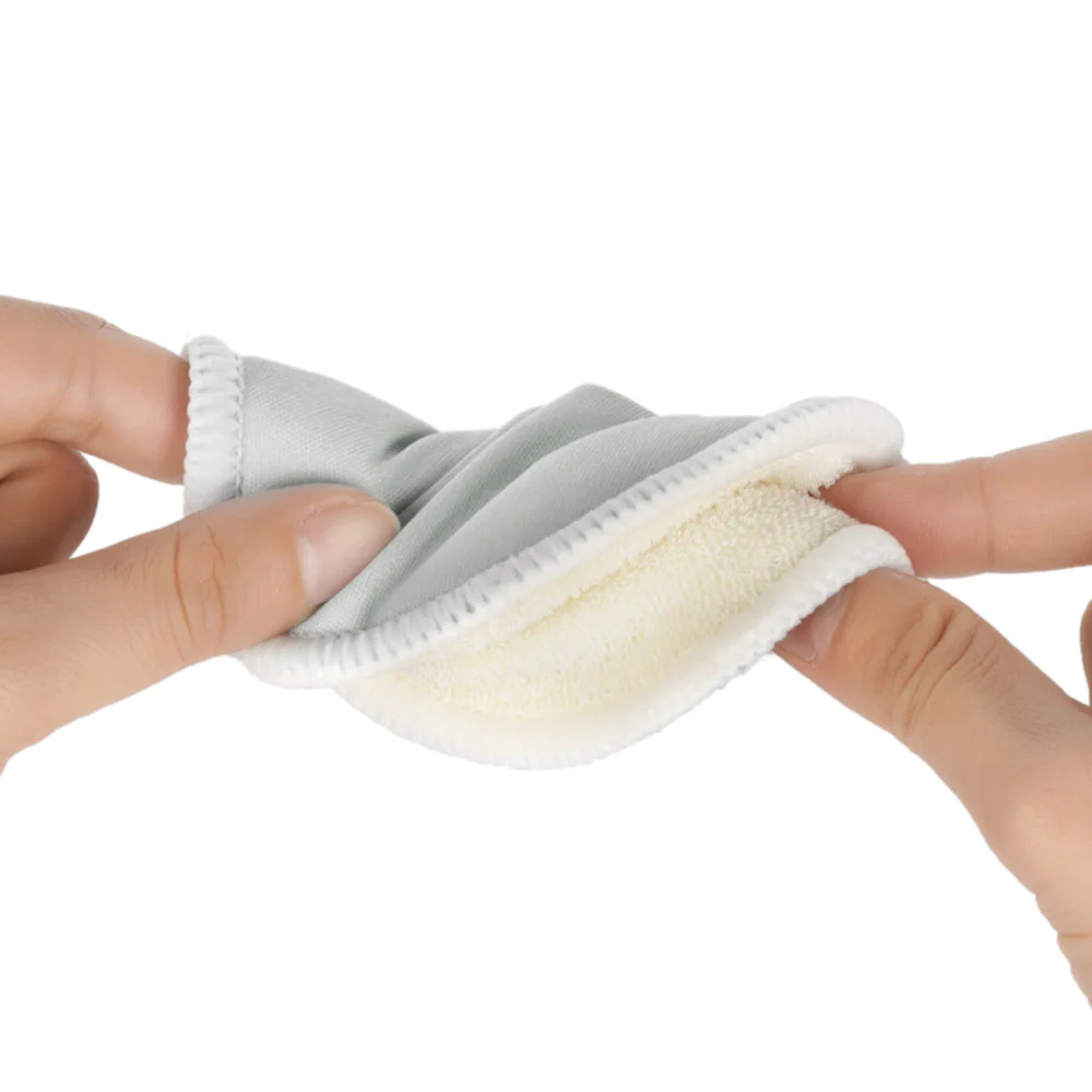 Haakaa All-Day Reusable Nursing Pad Set with Washing Bag, 8 Ct - Image 3
