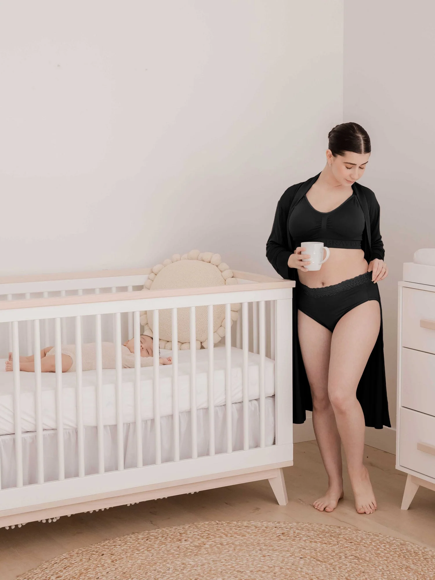 High-Waisted Postpartum Underwear Pack | Assorted Neutrals - Image 7