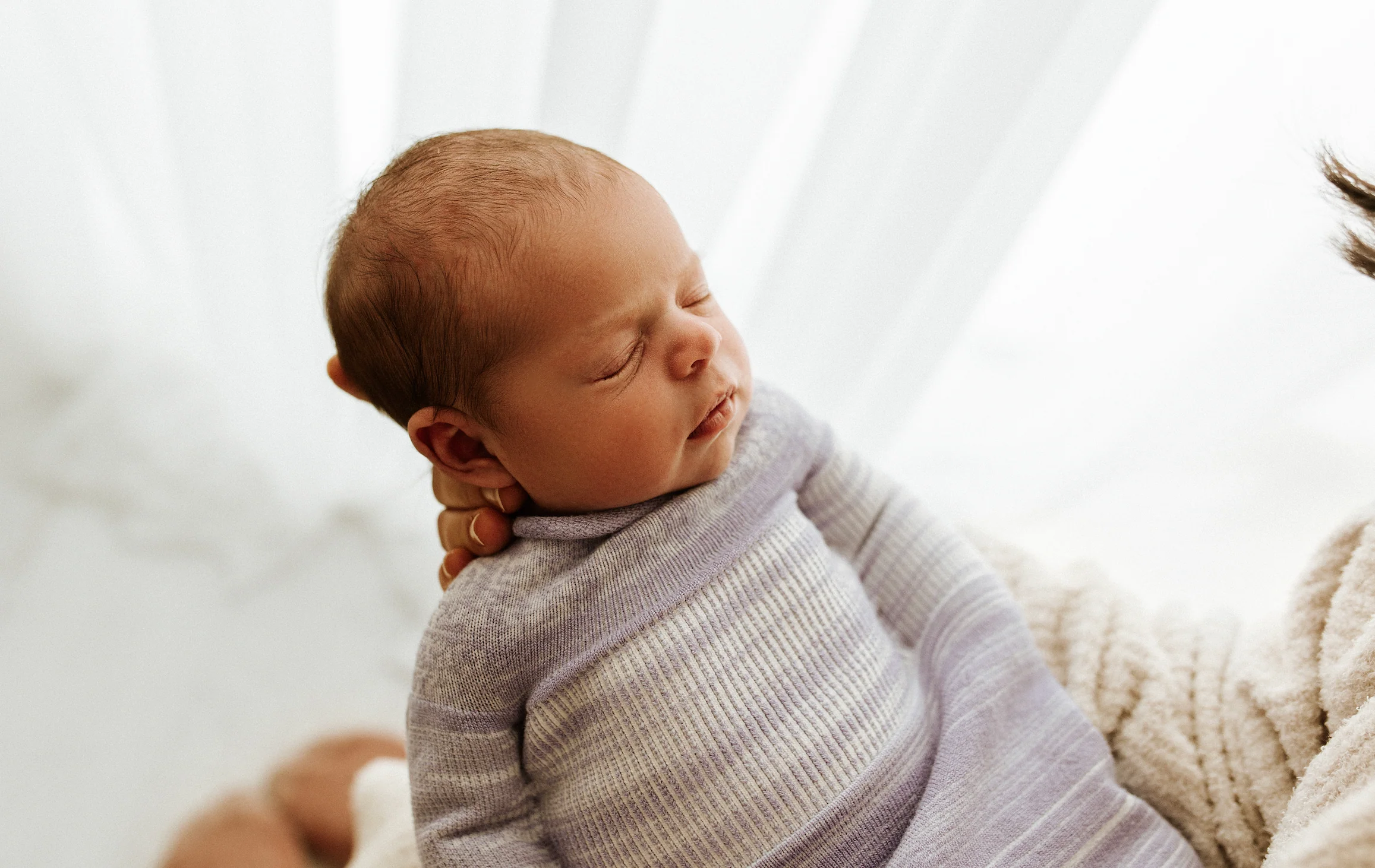 Lavender Swaddle Sleep Sack - Image 8